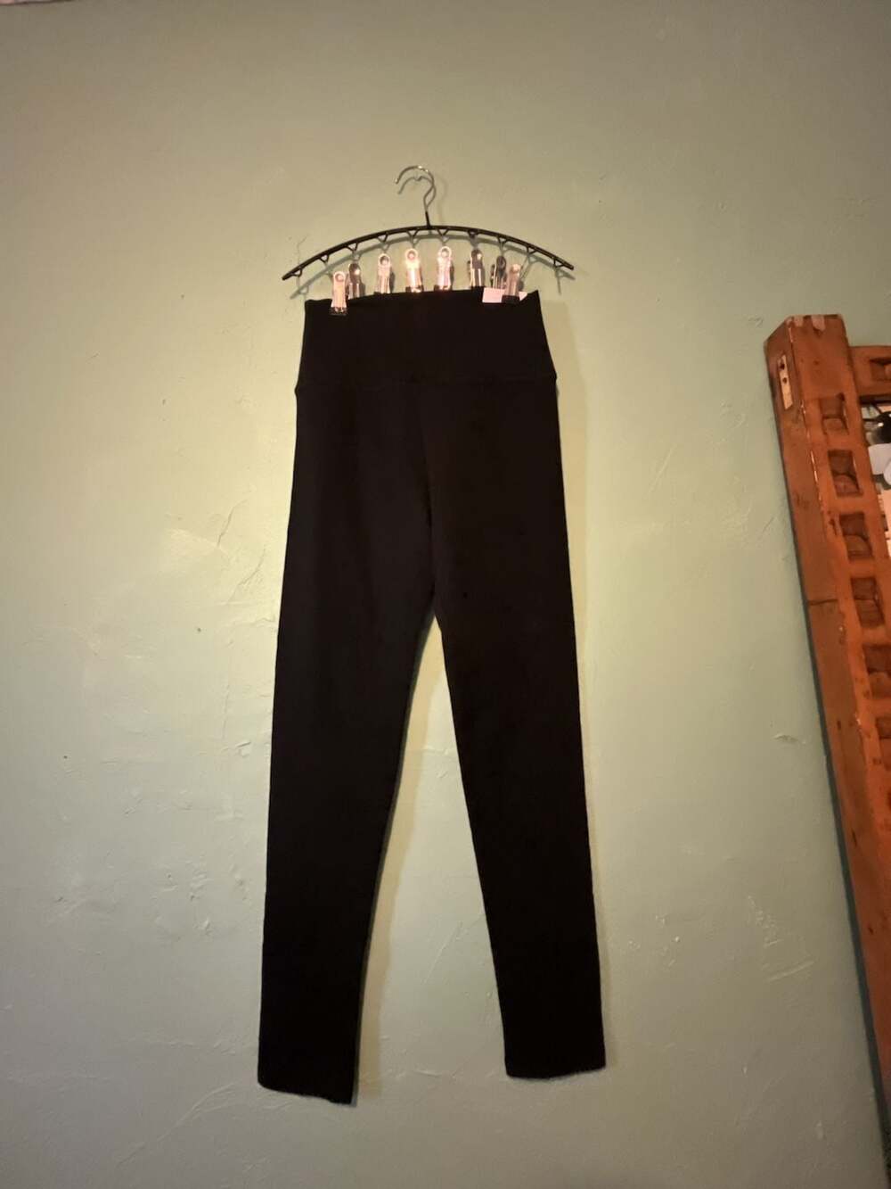 Aerie Hi-Rise Everyday Stretch Cotton Legging Black Size S Regular